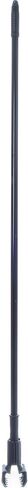 Carlisle FoodService Products 3697000 Vinyl Coated Metal Mop Handle, 15/16" Diameter x 60" Length, Black, for Jaw Style Wide Band Mops in Saudi Arabia