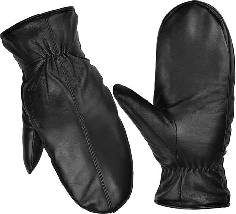 Winter Mittens Womens Leather Mittens Touchscreen Women Warm Mittens For Cold Weather Thinsulate Lined LW7US-T in Saudi Arabia