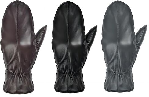 Winter Mittens Womens Leather Mittens Touchscreen Women Warm Mittens For Cold Weather Thinsulate Lined LW7US-T in Saudi Arabia