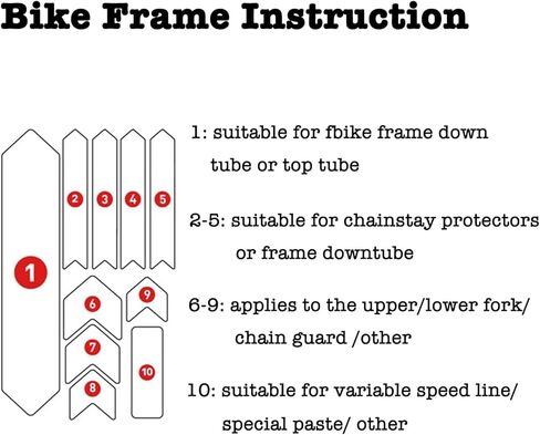 ENLEE Mountain Bike Frame Protector- Do Great at Protecting Your Bicycle Frame in Saudi Arabia