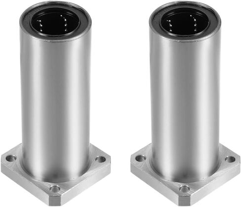 HiPicco Linear Ball Bearings, LMK30LUU 30mm Square Flange Linear Motion Bushing Double Side Rubber Sealed for 30mm Linear Shaft CNC Machine 3D Printer 2 Pack in Saudi Arabia