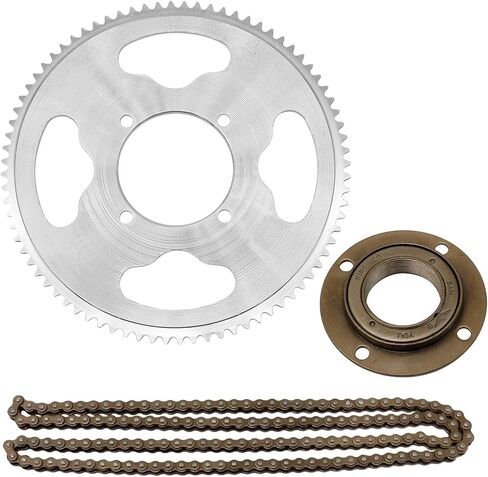 25H Chain Set 146‑Link Chain Four‑Hole Gearless Flywheel Chain Kit for Electric Scooters in Saudi Arabia