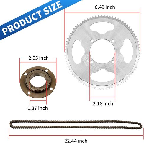 25H Chain Set 146‑Link Chain Four‑Hole Gearless Flywheel Chain Kit for Electric Scooters in Saudi Arabia