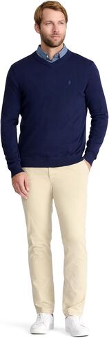 IZOD Men's Premium Essentials Solid V-Neck Sweater in Saudi Arabia