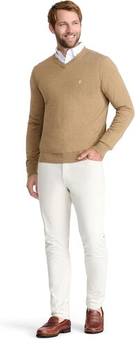 IZOD Men's Premium Essentials Solid V-Neck Sweater in Saudi Arabia