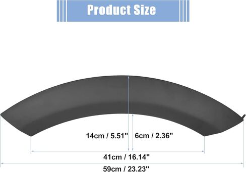 X AUTOHAUX Pair Wheel Arch Trim Guard Front Right Side 51131505866 Front Left Side 51131505867 Black for BMW Mini Copper in Saudi Arabia
