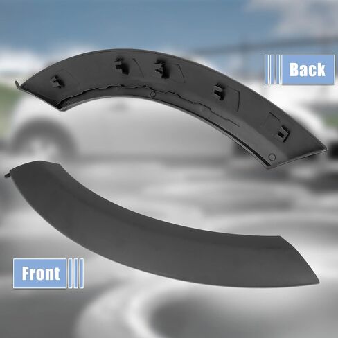 X AUTOHAUX Pair Wheel Arch Trim Guard Front Right Side 51131505866 Front Left Side 51131505867 Black for BMW Mini Copper in Saudi Arabia