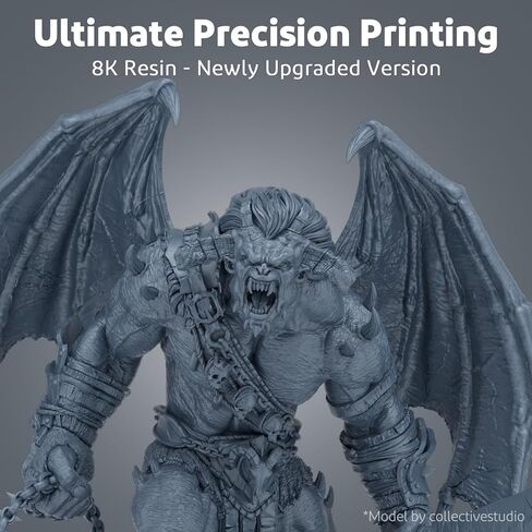 ELEGOO Water Washable 3D Printer Resin 1kg Grey, Rapid Precise Printing Resin 405nm Curing Resin for LCD 3D Printer in Saudi Arabia