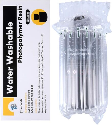 ELEGOO Water Washable 3D Printer Resin 1kg Grey, Rapid Precise Printing Resin 405nm Curing Resin for LCD 3D Printer in Saudi Arabia