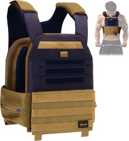 سترة مرجحة قابلة للتعديل سترة وزن تكتيكية للرجال والنساء لتدريبات القوة والتحمل سترة مرجحة لتمارين اللياقة البدنية والجري in Kuwait