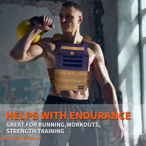 سترة مرجحة قابلة للتعديل سترة وزن تكتيكية للرجال والنساء لتدريبات القوة والتحمل سترة مرجحة لتمارين اللياقة البدنية والجري in Kuwait