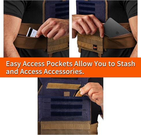 سترة مرجحة قابلة للتعديل سترة وزن تكتيكية للرجال والنساء لتدريبات القوة والتحمل سترة مرجحة لتمارين اللياقة البدنية والجري in Kuwait