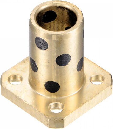 uxcell Sleeve Bearings 20mm Bore 28mm OD 20mm Length Square Flanged Wrapped Oilless Bushings in Saudi Arabia