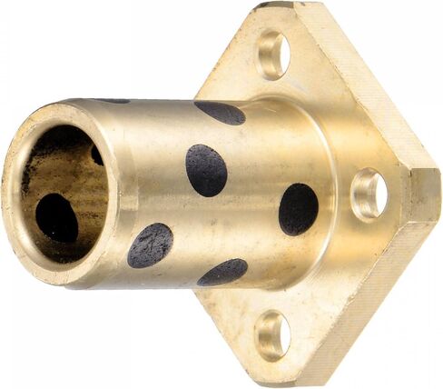 uxcell Sleeve Bearings 20mm Bore 28mm OD 20mm Length Square Flanged Wrapped Oilless Bushings in Saudi Arabia