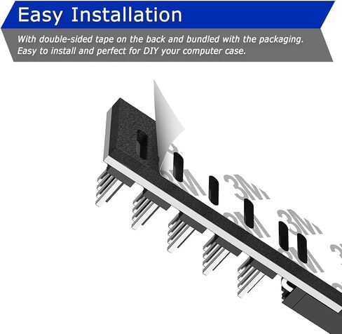 2 Pack Cooling Fan 1 to 5 Hub, All 4 Pin Cooling Fans Power Extension Cable for PC Case Internal Motherboard Fan, 5 Way Splitter Wire for ATX Computer Case, Sleeved Braided (16 inches) in Saudi Arabia