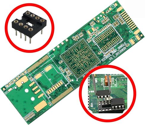 DIP IC المقبس CHENJIN 10 قطعة 2.54 مللي متر الملعب 7.6 صف الملعب 2 صف 8 دبابيس مستديرة لحام نوع DIP IC رقاقة محول مأخذ التوصيل in Kuwait