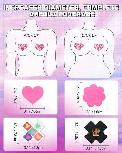 مجموعة فطائر الحلمة اللامعة من ريف باستيز، 15 زوجًا + 9 أزواج in Kuwait