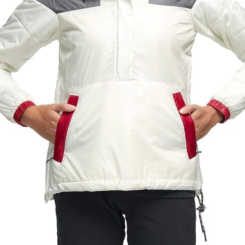 Columbia Women's Lodge Pullover Jacket, Chalk, City Grey, Medium in Saudi Arabia