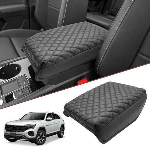 لـ 2013-2019 Volkswagen VW Golf 7 MK7 MK7.5 مسند ذراع وحدة التحكم المركزية 2019 Golf 7 MK7 MK7.5 غطاء صندوق مقعد وحدة التحكم المركزية حامي السيارات وحدة التحكم المركزية وسادة ناعمة in Kuwait