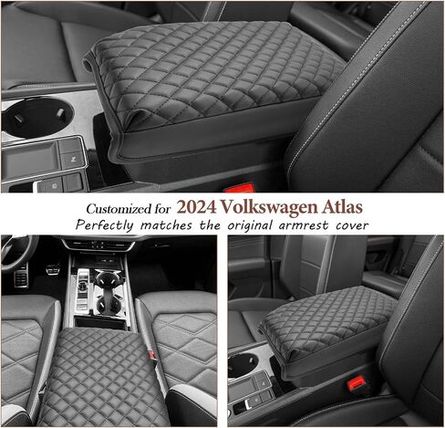 لـ 2013-2019 Volkswagen VW Golf 7 MK7 MK7.5 مسند ذراع وحدة التحكم المركزية 2019 Golf 7 MK7 MK7.5 غطاء صندوق مقعد وحدة التحكم المركزية حامي السيارات وحدة التحكم المركزية وسادة ناعمة in Kuwait