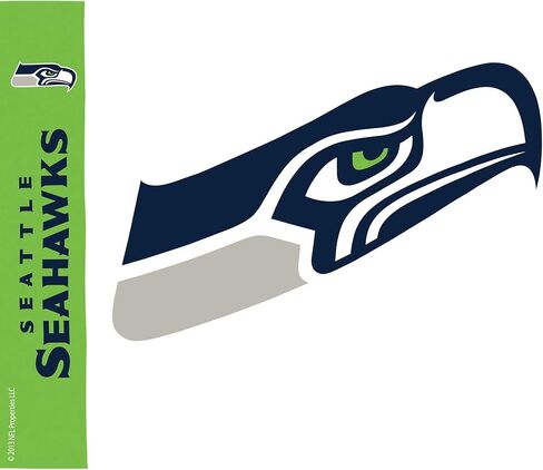 كوب Tervis مصنوع من البلاستيك في الولايات المتحدة الأمريكية بجدار مزدوج NFL Seattle Seahawks معزول يحافظ على المشروبات باردة وساخنة، 24oz، ضخم in Kuwait