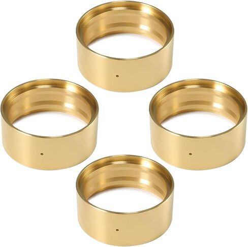 4Pcs TRX4 Brass Wheel Weights Internal 1.9 Beadlock Rings of Bead Lock Wheels for 1/10 RC Crawler Redcat TRX6 Capra VS4-10 TF2 Element Enduro CC01 Axial SCX10 Upgrades (Gilded Black) in Saudi Arabia