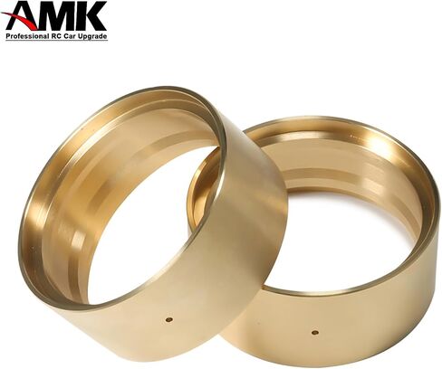 4Pcs TRX4 Brass Wheel Weights Internal 1.9 Beadlock Rings of Bead Lock Wheels for 1/10 RC Crawler Redcat TRX6 Capra VS4-10 TF2 Element Enduro CC01 Axial SCX10 Upgrades (Gilded Black) in Saudi Arabia