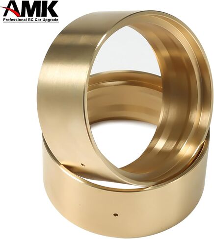 4Pcs TRX4 Brass Wheel Weights Internal 1.9 Beadlock Rings of Bead Lock Wheels for 1/10 RC Crawler Redcat TRX6 Capra VS4-10 TF2 Element Enduro CC01 Axial SCX10 Upgrades (Gilded Black) in Saudi Arabia