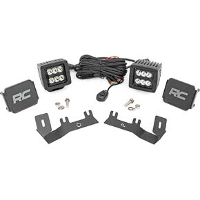 Rough Country 2" Spot LED Ditch Light Kit for 2014-2018 Chevy Silverado - 71052 in Kuwait
