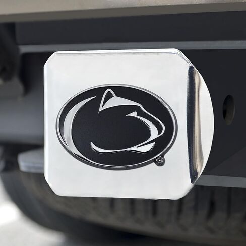 FANMATS 15088 Penn State Nittany Lions Chrome Metal Hitch Cover with Chrome Metal 3D Emblem in Saudi Arabia
