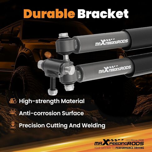 مثبت التوجيه المزدوج maxpeedingrods لسيارة جيب شيروكي XJ 1984-2001، لسيارة جيب رانجلر TJ LJ 1997-2006، لسيارة MJ، رانجلر روبيكون مع رفع 2.5-6.5 بوصة، إصدار G1 in Saudi Arabia