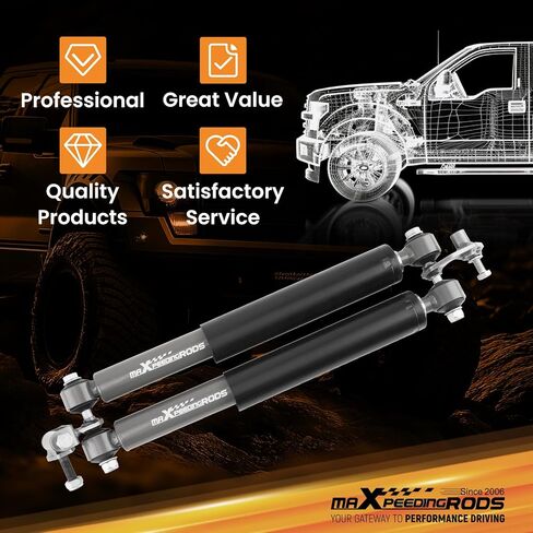 مثبت التوجيه المزدوج maxpeedingrods لسيارة جيب شيروكي XJ 1984-2001، لسيارة جيب رانجلر TJ LJ 1997-2006، لسيارة MJ، رانجلر روبيكون مع رفع 2.5-6.5 بوصة، إصدار G1 in Saudi Arabia