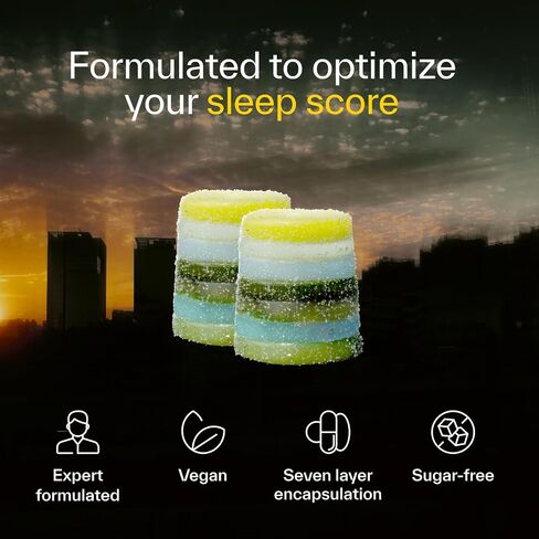 Elo Sleep Gummies | Magnesium, L-Theanine & Low Dose Melatonin for Optimized Sleep Score | Sugar-Free, Non-Groggy Formula | 28 Night Supply in Saudi Arabia