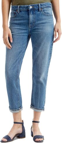 بنطلون جينز نسائي من Lucky Brand متوسط ​​الارتفاع بقصة مستقيمة، قصة طويلة، 30 عرض × 30 طول in Saudi Arabia