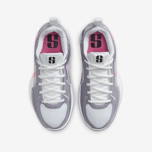 Sabrina 2 "Court Vision Big Kids' Basketball Shoes (FQ7376-101, White/Cement Grey/Black/Pinksicle) in Saudi Arabia