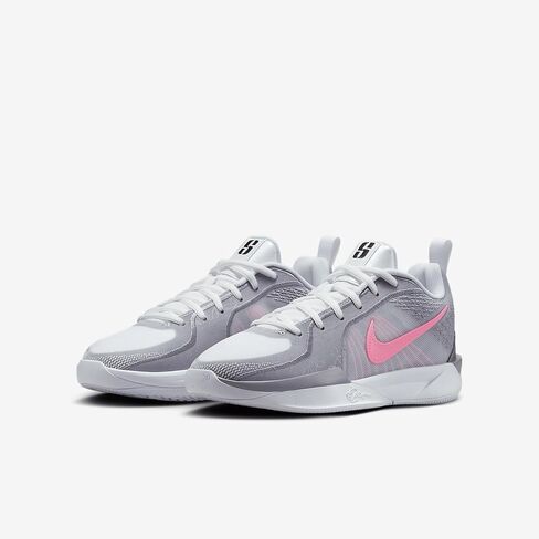 Sabrina 2 "Court Vision Big Kids' Basketball Shoes (FQ7376-101, White/Cement Grey/Black/Pinksicle) in Saudi Arabia