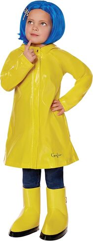Spirit Halloween Coraline Toddler Rain Jacket Costume | Officially Licensed | Theatrical Costume in Saudi Arabia