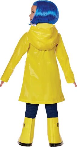 Spirit Halloween Coraline Toddler Rain Jacket Costume | Officially Licensed | Theatrical Costume in Saudi Arabia