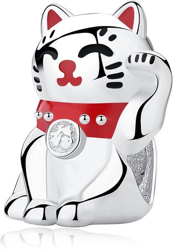 Nbsameng S925 Sterling Silver Charms Bead Compatible for Pandora Bracelets and Necklaces, DIY Jewelry for Women, Fox Mask in Saudi Arabia