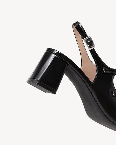 Women's Mary Jane Shoes Slingbacks Block Heels for Women Square Toe Double Ankle Strap Pumps in Kuwait