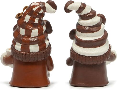 Hodao Coffee Gnome Figurine Set of 2 A Dreamy Decoration for Coffee Lovers Exquisite Coffee Bean Hat & Warm Handcrafted Details Perfect for Coffee Bar, Kitchen, Home Decor, and Gift Choice in Kuwait
