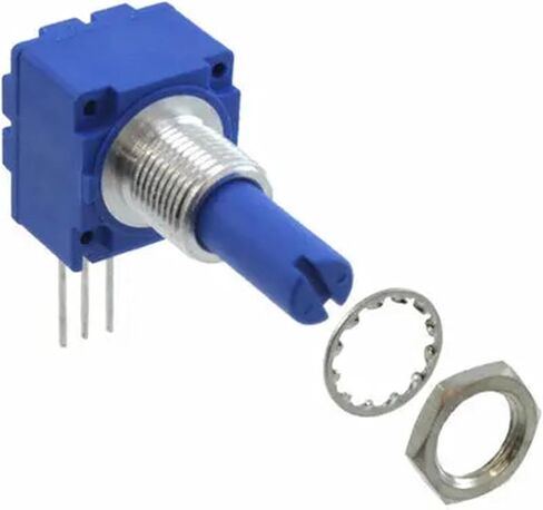 Rotary potentiometer 91A1A-B28-A15L 10K Adjustable resistor linear shaft diameter 6.35mm shaft length 19.05mm in Saudi Arabia