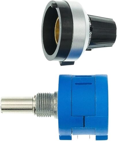 10pcs 3590S-2-103L 3590S 10K ohm Precision Multiturn Potentiometer 10 Ring Adjustable Resistor + Turns Counting Dial Rotary Knob(500 Ohm) in Saudi Arabia