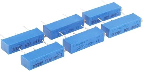 500pcs/lot 3006P 13 Values 100R to 1M Ohm Trimpot Trimmer Potentiometer 10% Resistance Tolerance(502 5K) in Saudi Arabia
