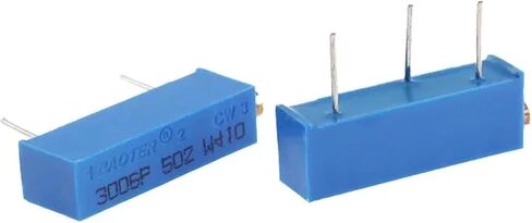 500pcs/lot 3006P 13 Values 100R to 1M Ohm Trimpot Trimmer Potentiometer 10% Resistance Tolerance(502 5K) in Saudi Arabia