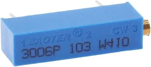 500pcs/lot 3006P 13 Values 100R to 1M Ohm Trimpot Trimmer Potentiometer 10% Resistance Tolerance(502 5K) in Saudi Arabia