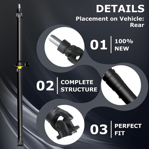 PartsFlow 63.125" Rear Drive Shaft For 2005 2006 2007 2008 2009 Subaru Legacy 27111-AG05A, 936-956, 65-7037 in Saudi Arabia