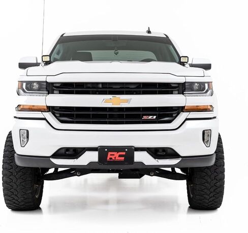 مجموعة مصابيح خندق LED سبوت 2 بوصة من Rough Country لسيارة 2014-2018 Chevy Silverado - 71052 in Saudi Arabia