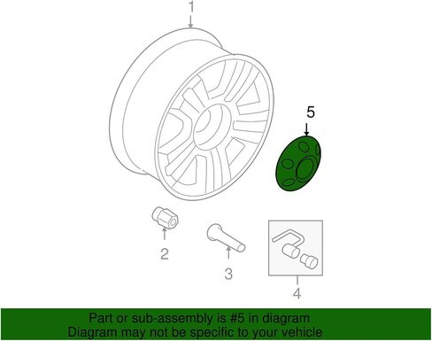 Genuine Center Cap 6L3Z-1130-AA in Saudi Arabia