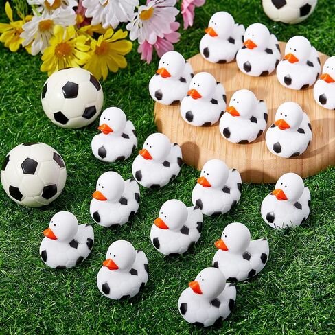 24 Pieces Baseball Rubber Ducks Mini Ducks Yellow Rubber Ducky Bath Toys Baseball Party Favors for Bathtub Gift Classroom Summer Beach Pool Activity Carnival Game in Saudi Arabia